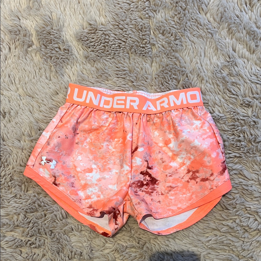 Under Armour Coral And White Patterned Shorts